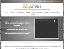 Tablet Screenshot of klipstone.com.au